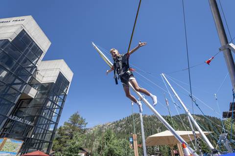 Vertical Reality Bouncer in The Village at Palisades Tahoe