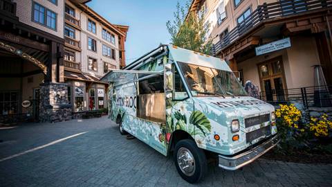 Mountain Roots Food Truck in The Village at Palisades Tahoe