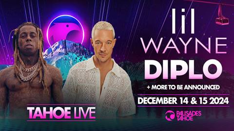 Lil Wayne and Diplo presented by Tahoe Live at Palisades Tahoe.