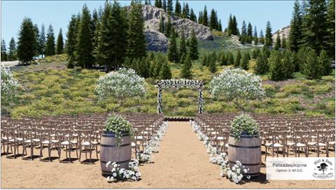 Alpine Ceremony Venue.