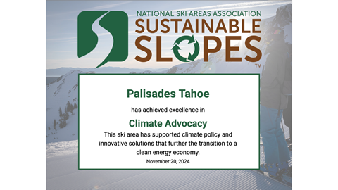 Sustainable Slopes Certificate