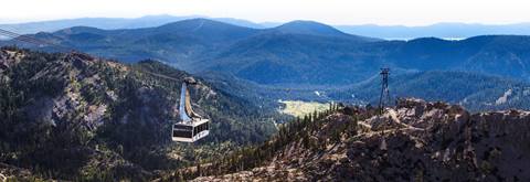 Palisades Tahoe Tram Scenic