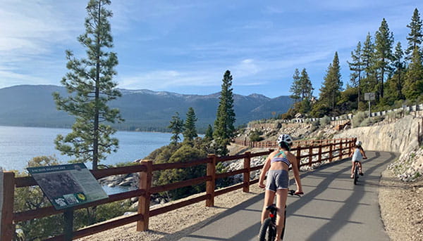 Biking around shop lake tahoe