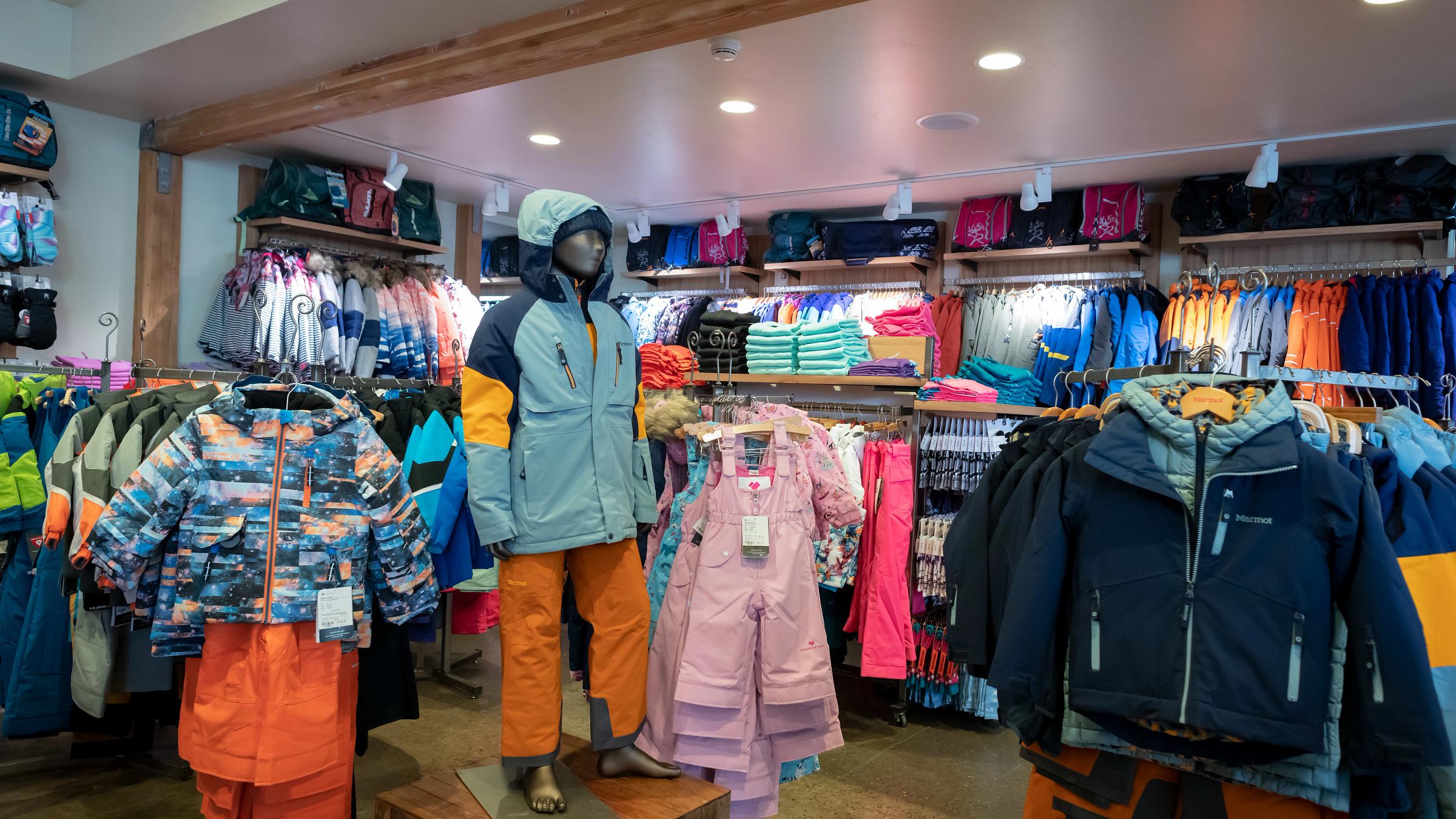 ski clothes shop